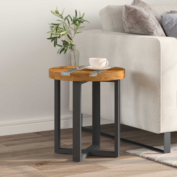 Masă de cafea Maro 40 x 40 x 45 cm Lemn solid de tec - WALTI WALTI