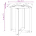 Masă de cafea Maro 40 x 40 x 45 cm Lemn solid de tec - WALTI WALTI