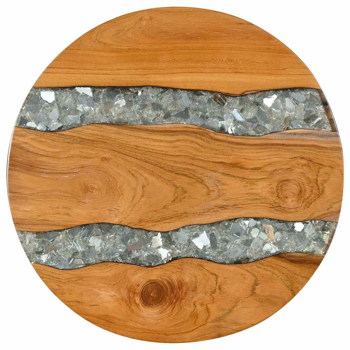 Masă de cafea Maro 40 x 40 x 45 cm Lemn solid de tec - WALTI WALTI
