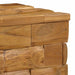 Scaun cu Depozitare Maro 40,5 x 39,5 x 45 cm Lemn solid de tec - WALTI WALTI