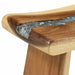 Scaun de baie natural 50 x 30 x 45 cm Lemn natural - WALTI WALTI