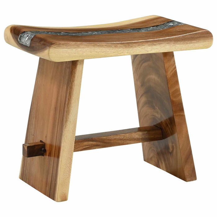 Scaun de baie natural 50 x 30 x 45 cm Lemn natural - WALTI WALTI