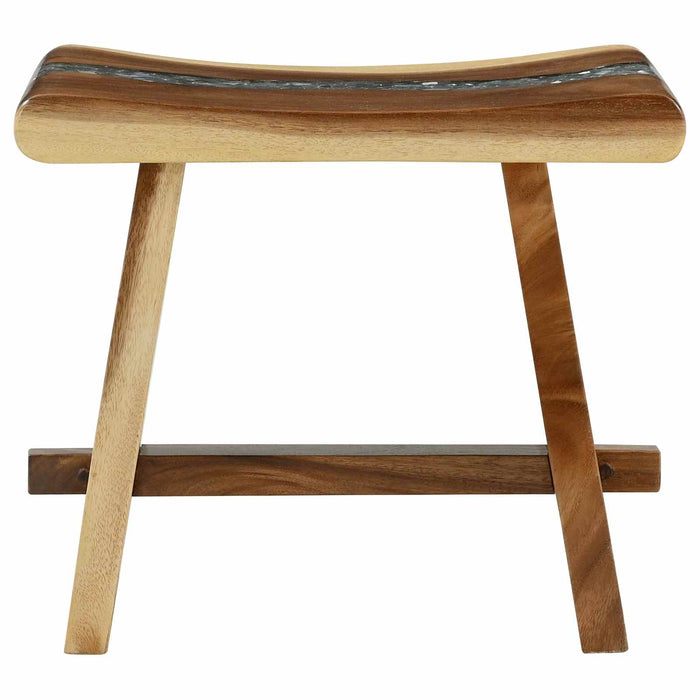Scaun de baie natural 50 x 30 x 45 cm Lemn natural - WALTI WALTI
