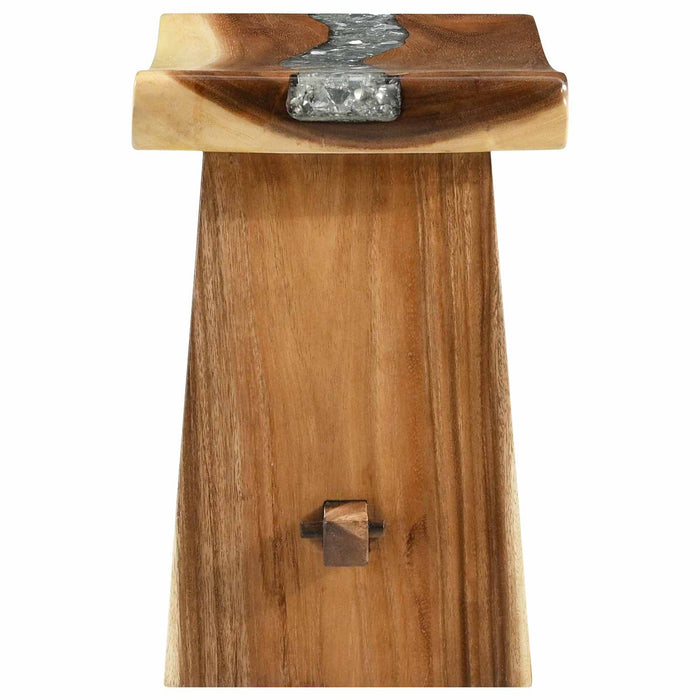 Scaun de baie natural 50 x 30 x 45 cm Lemn natural - WALTI WALTI