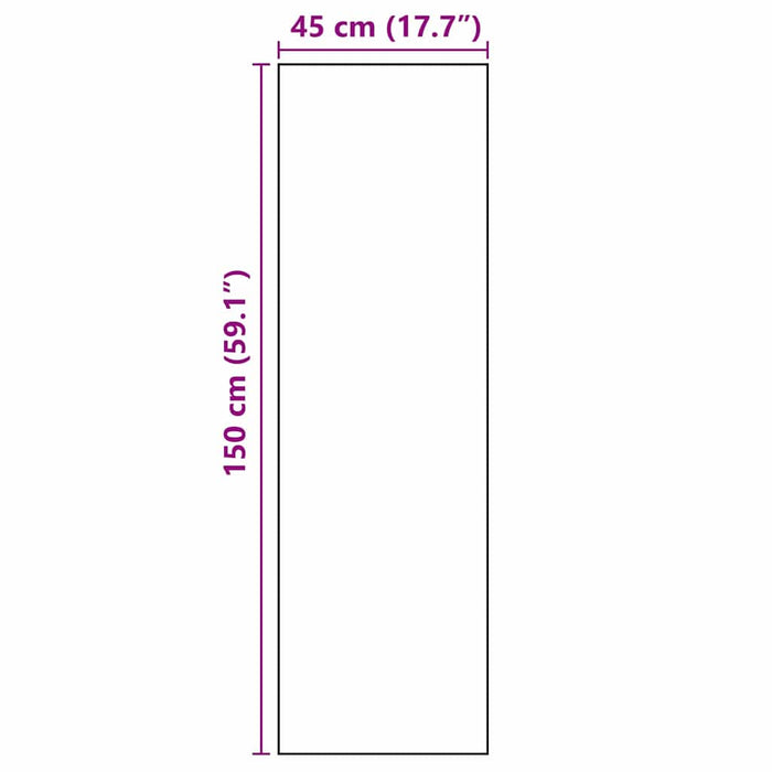 Covor de bucătărie Gri 150 x 45 cm Catifea WALTI