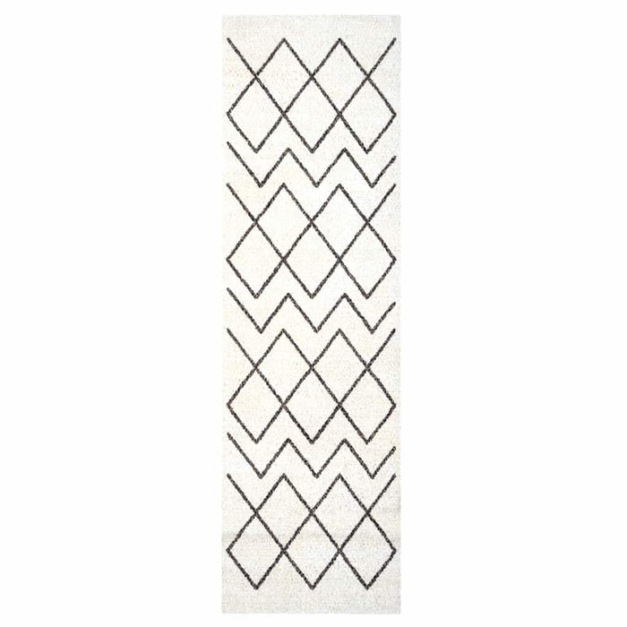 Covor de bucătărie Alb 150 x 45 cm Catifea WALTI