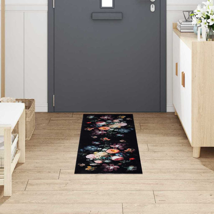 Covor de bucătărie Floral Flori 45 x 150 cm Catifea - WALTI WALTI