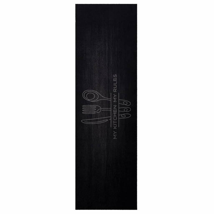 Covor de bucătărie Tăiței Negru 150 x 45 cm Catifea WALTI
