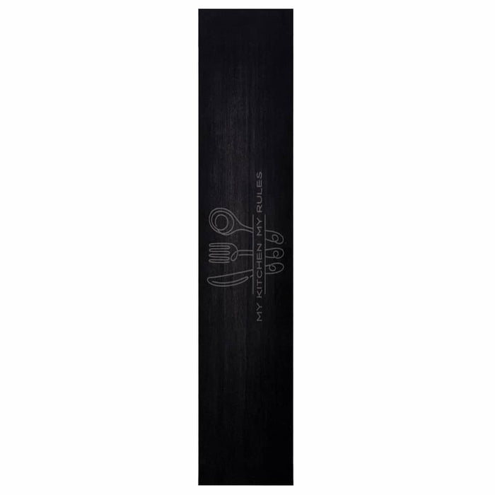Covor de bucătărie Tăviță Negru 300 x 60 cm Catifea WALTI
