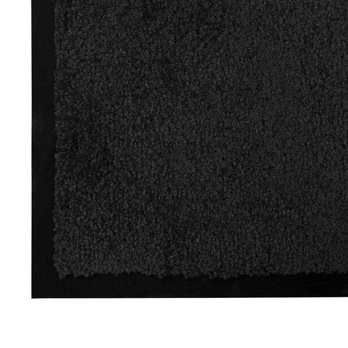 Covoraș de intrare Negru 60 x 80 cm Țesătură Teddy - WALTI WALTI