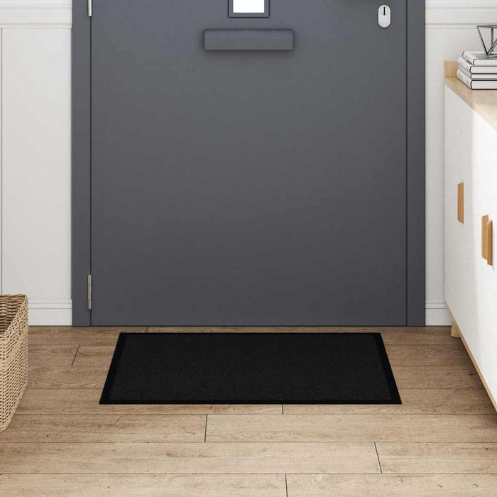 Covoraș de intrare Negru 60 x 80 cm Țesătură Teddy - WALTI WALTI