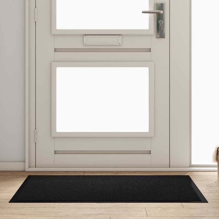 Covoraș de intrare Negru 80 x 120 cm Țesătură Teddy - WALTI WALTI