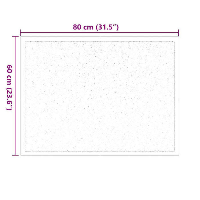 Covoraș de intrare Bej 60 x 80 cm Țesătură Teddy - WALTI WALTI
