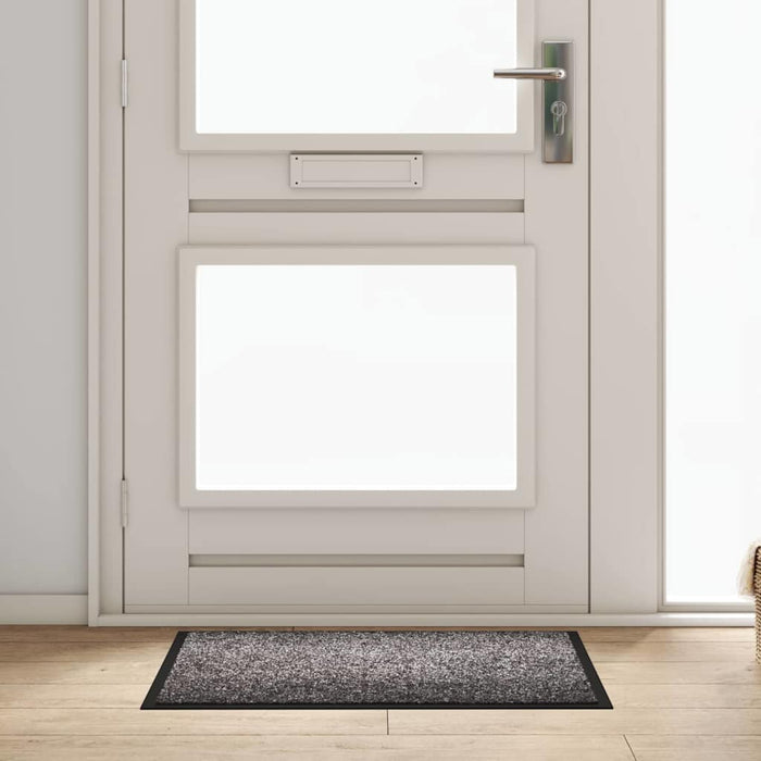 Covoraș de intrare Gri deschis 60 x 80 cm Țesătură Teddy - WALTI WALTI