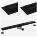 Scurgere de duș 2 în 1 cu sifon 360° Negru 80 cm - WALTI WALTI