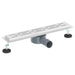 Scurgere pentru duș cu capac din sticlă și sifon de 360° 50 cm - WALTI WALTI