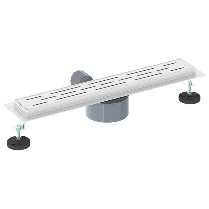 Scurgere pentru duș cu capac din sticlă și sifon de 360° 50 cm - WALTI WALTI