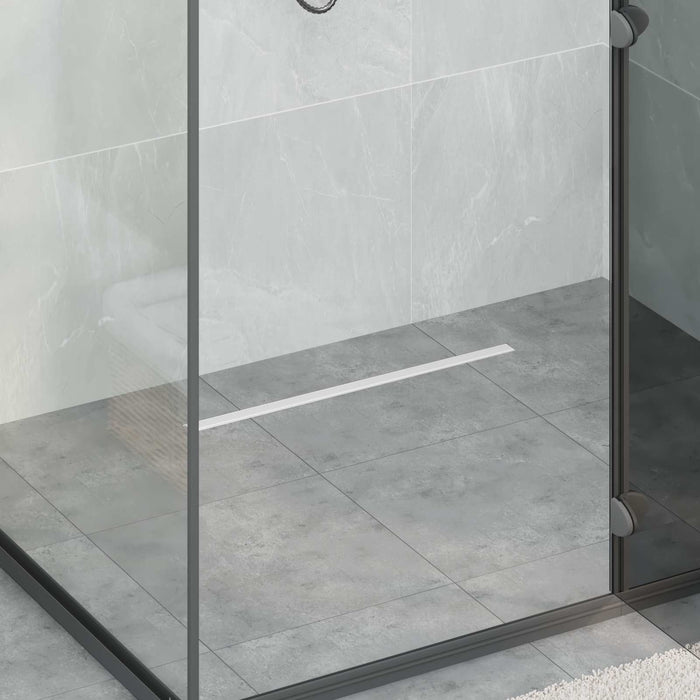 Scurgere de duș la 360° cu model subțire Argintiu 60 cm - WALTI WALTI