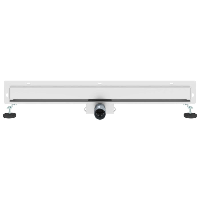 Drenaj pentru Duș Montat pe Perete Argintiu 80 cm - WALTI WALTI