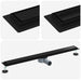 Scurgere de duș 2 în 1 cu sifon 360° Negru 90 cm - WALTI WALTI