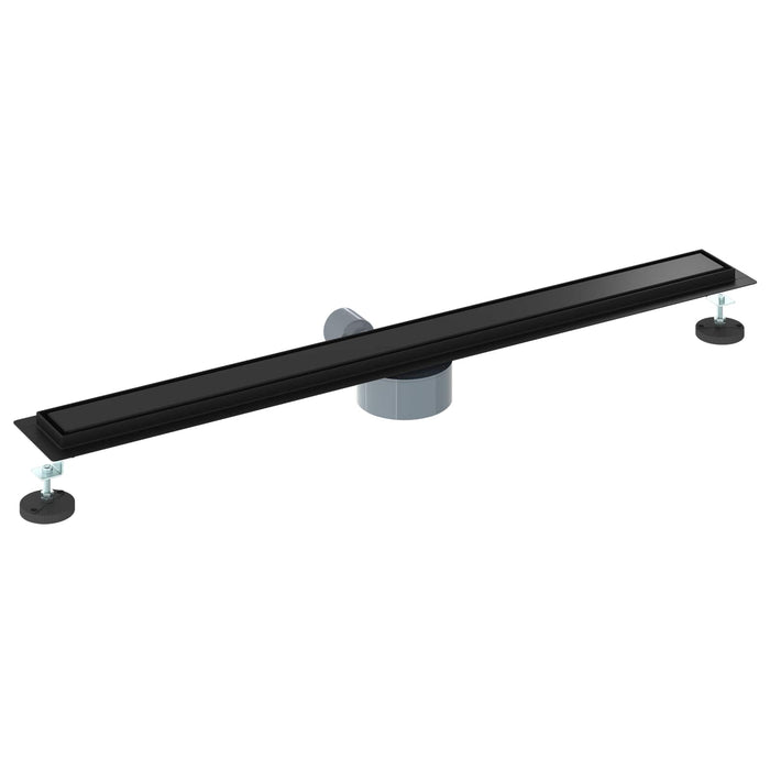 Scurgere de duș 2 în 1 cu sifon 360° Negru 90 cm - WALTI WALTI