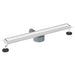 Scurgere de duș 2 în 1 cu sifon 360° Argintiu 70 cm - WALTI WALTI