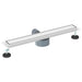 Scurgere de duș 2 în 1 cu sifon 360° Argintiu 60 cm - WALTI WALTI