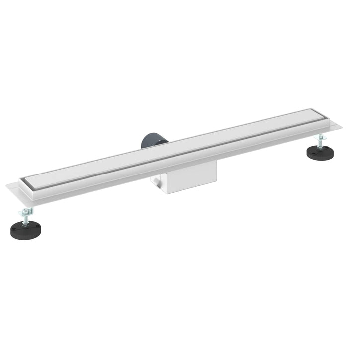 2 în 1 Drenaj pentru duș Argintiu 80 cm Oțel inoxidabil 304 - WALTI WALTI