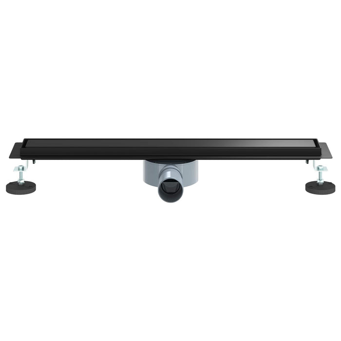 Scurgere de duș 2 în 1 cu sifon 360° Negru 60 cm - WALTI WALTI