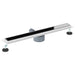 Scurgere pentru duș cu capac din sticlă și sifon de 360° 70 cm - WALTI WALTI