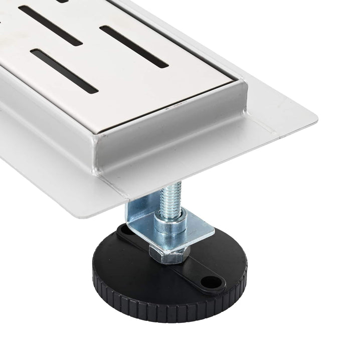 Drenaj pentru duș cu design pe linie Argintiu 90 cm - WALTI WALTI