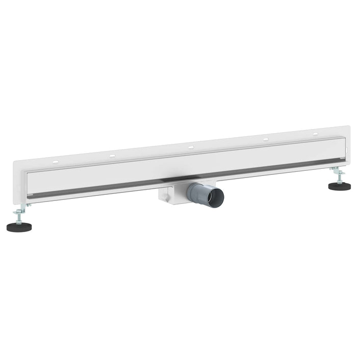 Drenaj pentru Duș Montat pe Perete Argintiu 90 cm - WALTI WALTI