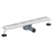 Scurgere pentru duș cu capac din sticlă și sifon de 360° 60 cm - WALTI WALTI