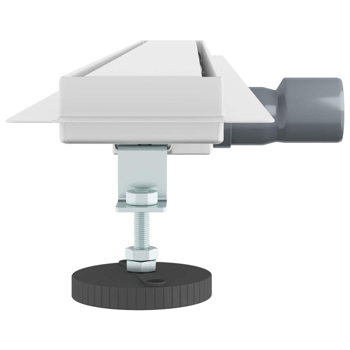 2 în 1 Drenaj pentru duș Argintiu 100 cm Oțel inoxidabil 304 - WALTI WALTI