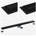 Scurgere de duș 2 în 1 cu sifon 360° Negru 100 cm - WALTI WALTI