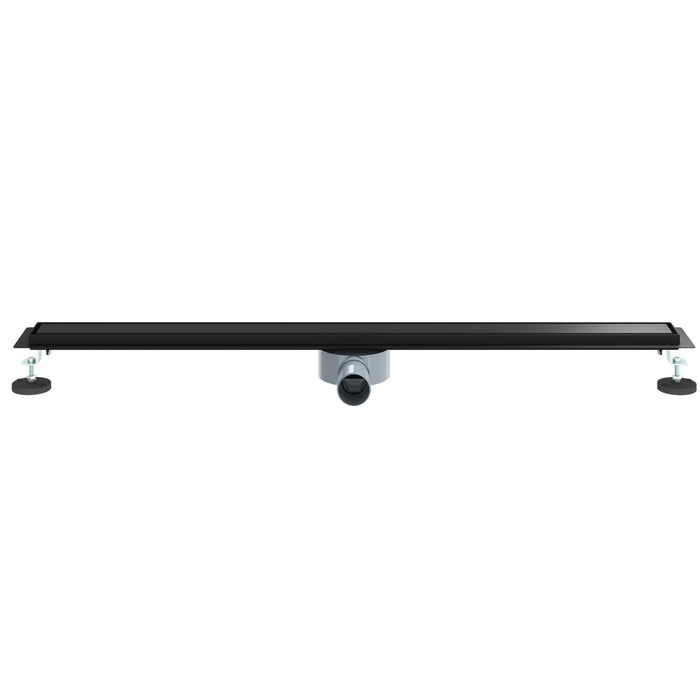 Scurgere de duș 2 în 1 cu sifon 360° Negru 100 cm - WALTI WALTI