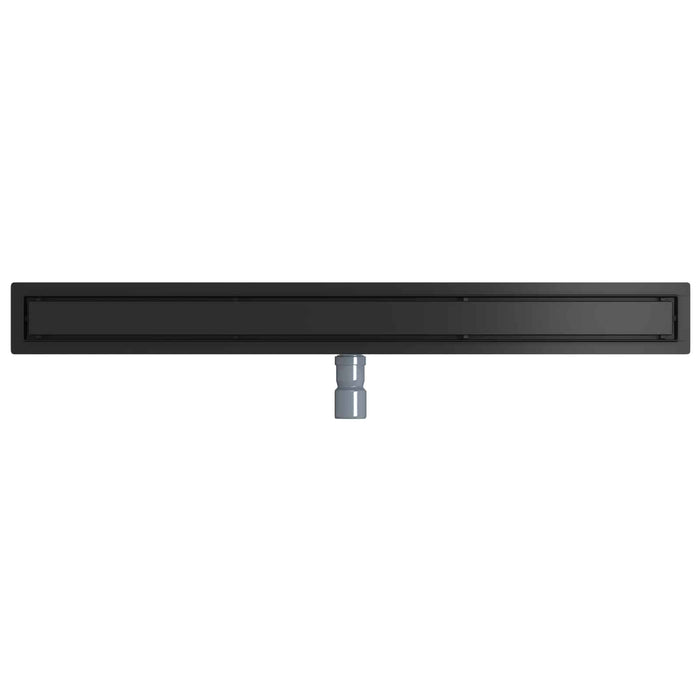 Scurgere de duș 2 în 1 cu sifon 360° Negru 100 cm - WALTI WALTI