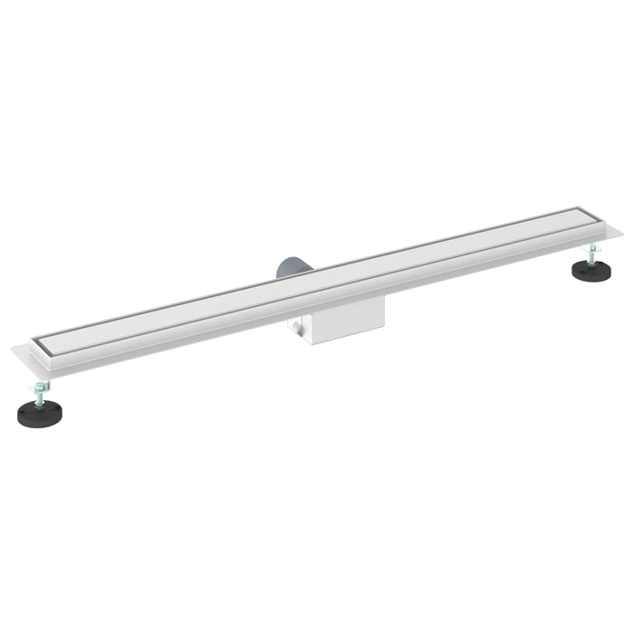 2 în 1 Drenaj pentru duș Argintiu 90 cm Oțel inoxidabil 304 - WALTI WALTI