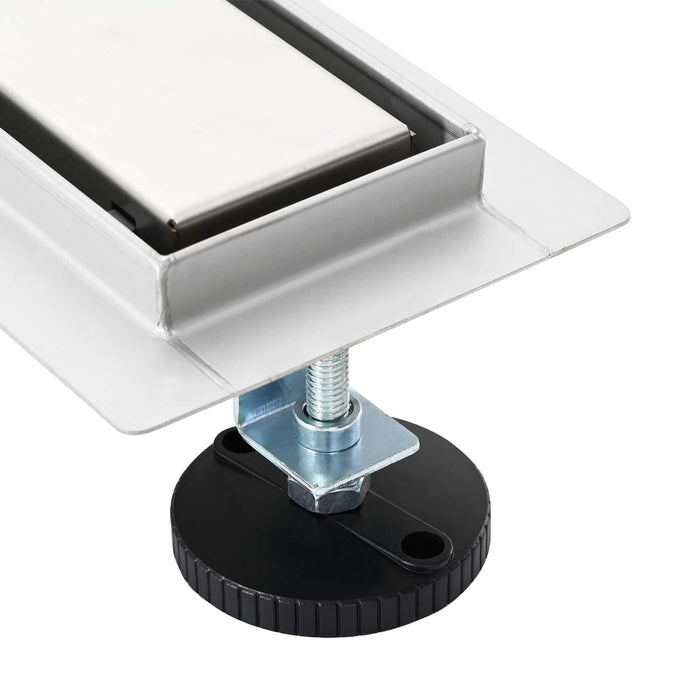 2 în 1 Drenaj pentru duș Argintiu 60 cm Oțel inoxidabil 304 - WALTI WALTI