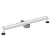 Scurgere de duș 2 în 1 cu sifon 360° Argintiu 80 cm - WALTI WALTI