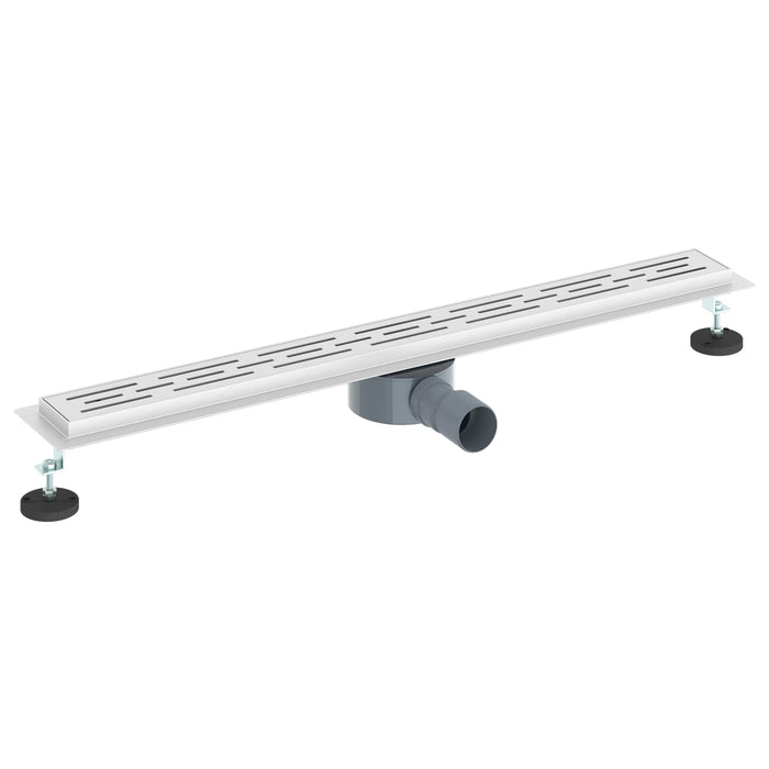 Scurgere pentru duș cu capac din sticlă și sifon de 360° 80 cm - WALTI WALTI