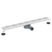 Scurgere pentru duș cu capac din sticlă și sifon de 360° 80 cm - WALTI WALTI