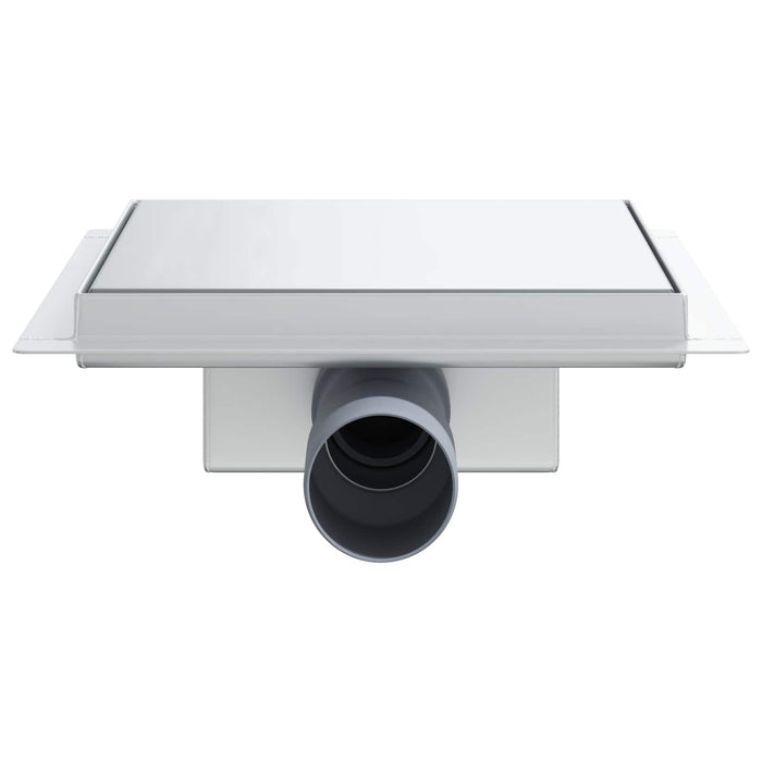 2 în 1 Drenaj pentru duș Argintiu 20 x 20 cm - WALTI WALTI