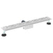 Drenaj pentru duș cu design pe linie Argintiu 80 cm - WALTI WALTI
