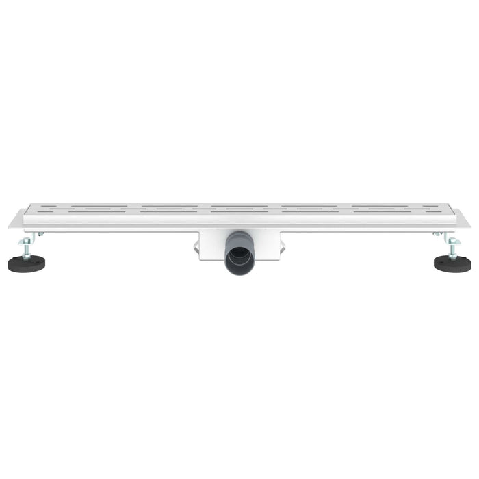 Drenaj pentru duș cu design pe linie Argintiu 80 cm - WALTI WALTI