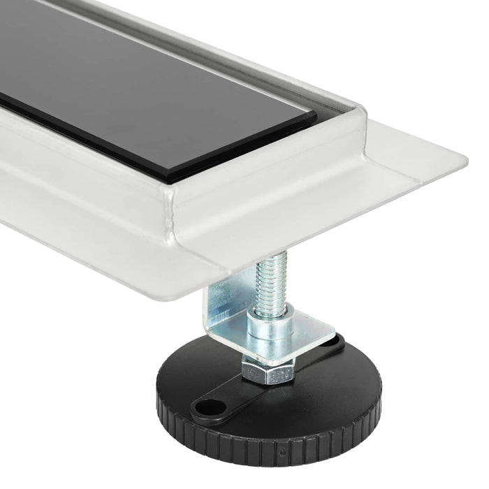 Scurgere pentru duș cu capac din sticlă și sifon de 360° 80 cm - WALTI WALTI