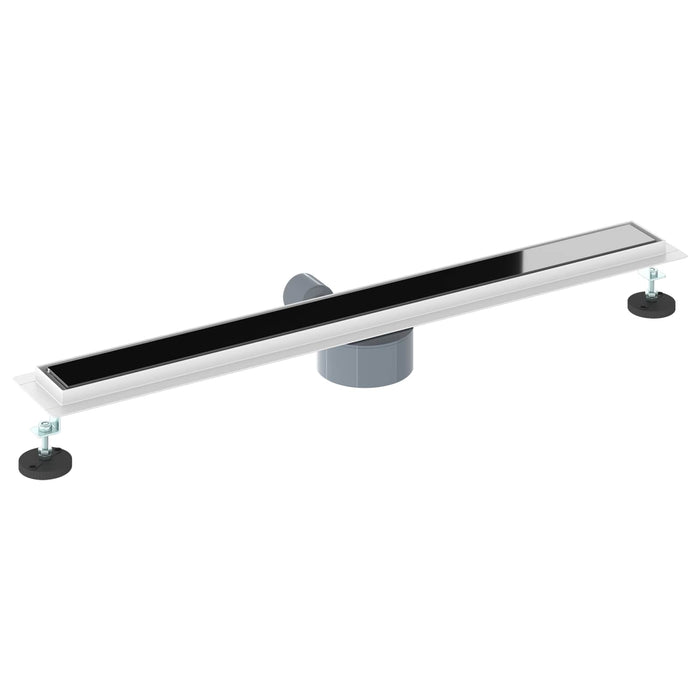 Scurgere pentru duș cu capac din sticlă și sifon de 360° 80 cm - WALTI WALTI