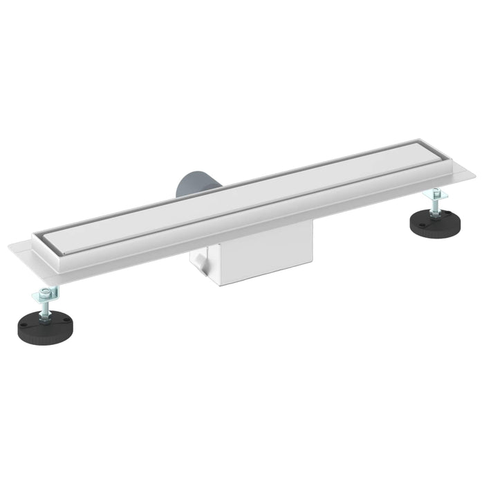 2 în 1 Drenaj pentru duș Argintiu 50 cm Oțel inoxidabil 304 - WALTI WALTI