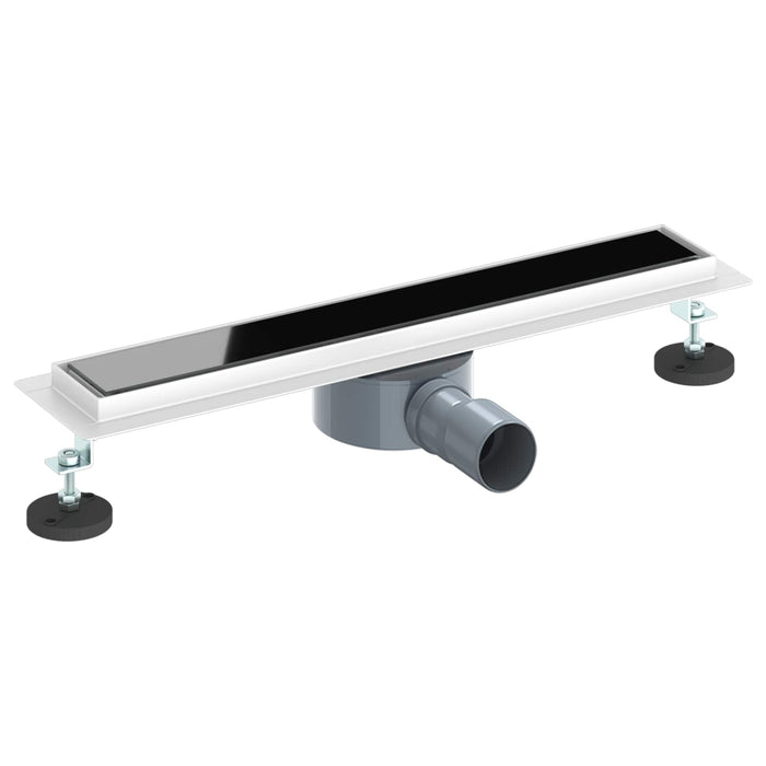 Scurgere pentru duș cu capac din sticlă și sifon de 360° 50 cm - WALTI WALTI