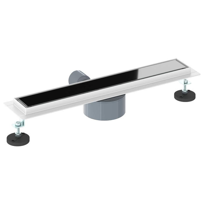 Scurgere pentru duș cu capac din sticlă și sifon de 360° 50 cm - WALTI WALTI